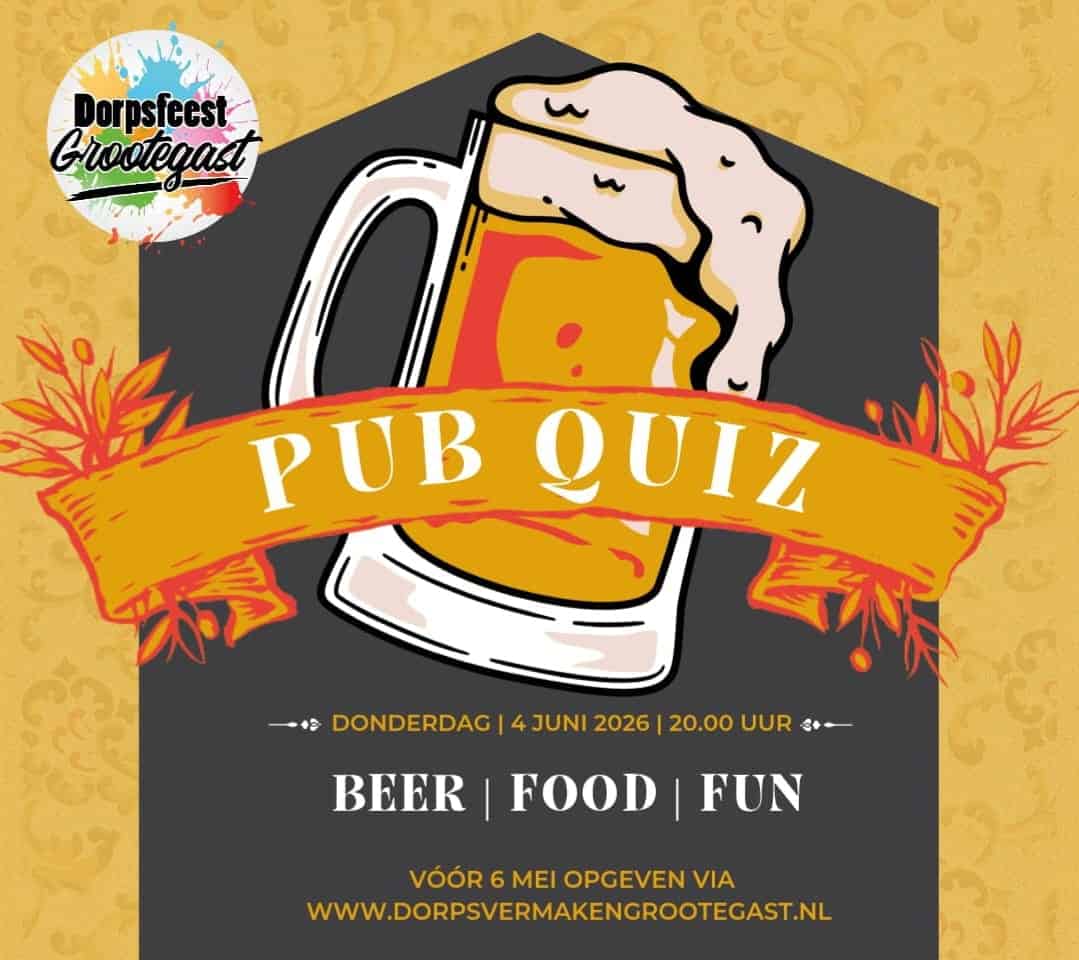pubquiz dorpsfeest grootegast