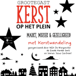Kerst op het plein in Grootegast