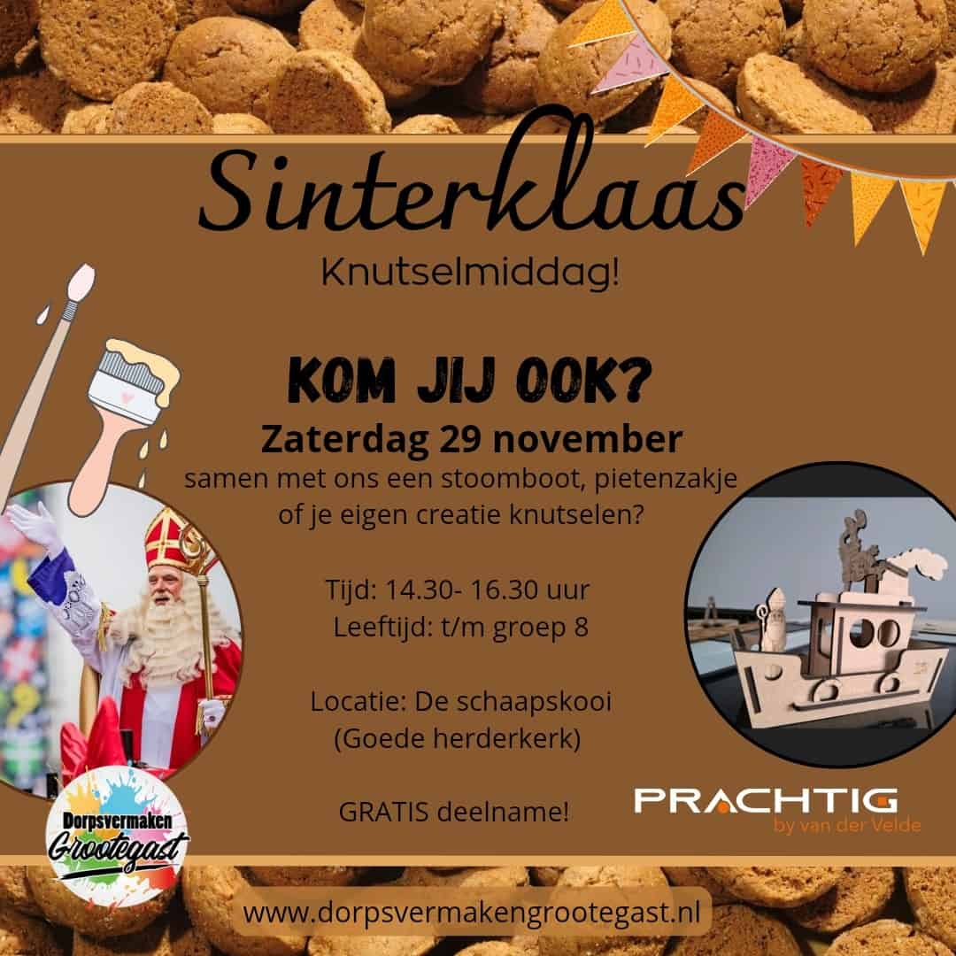 Sint knutselmiddag
