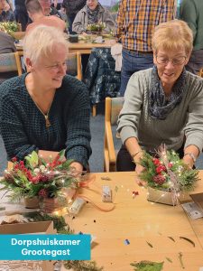 ontmoet elkaar in de dorpshuiskamer in grootegast