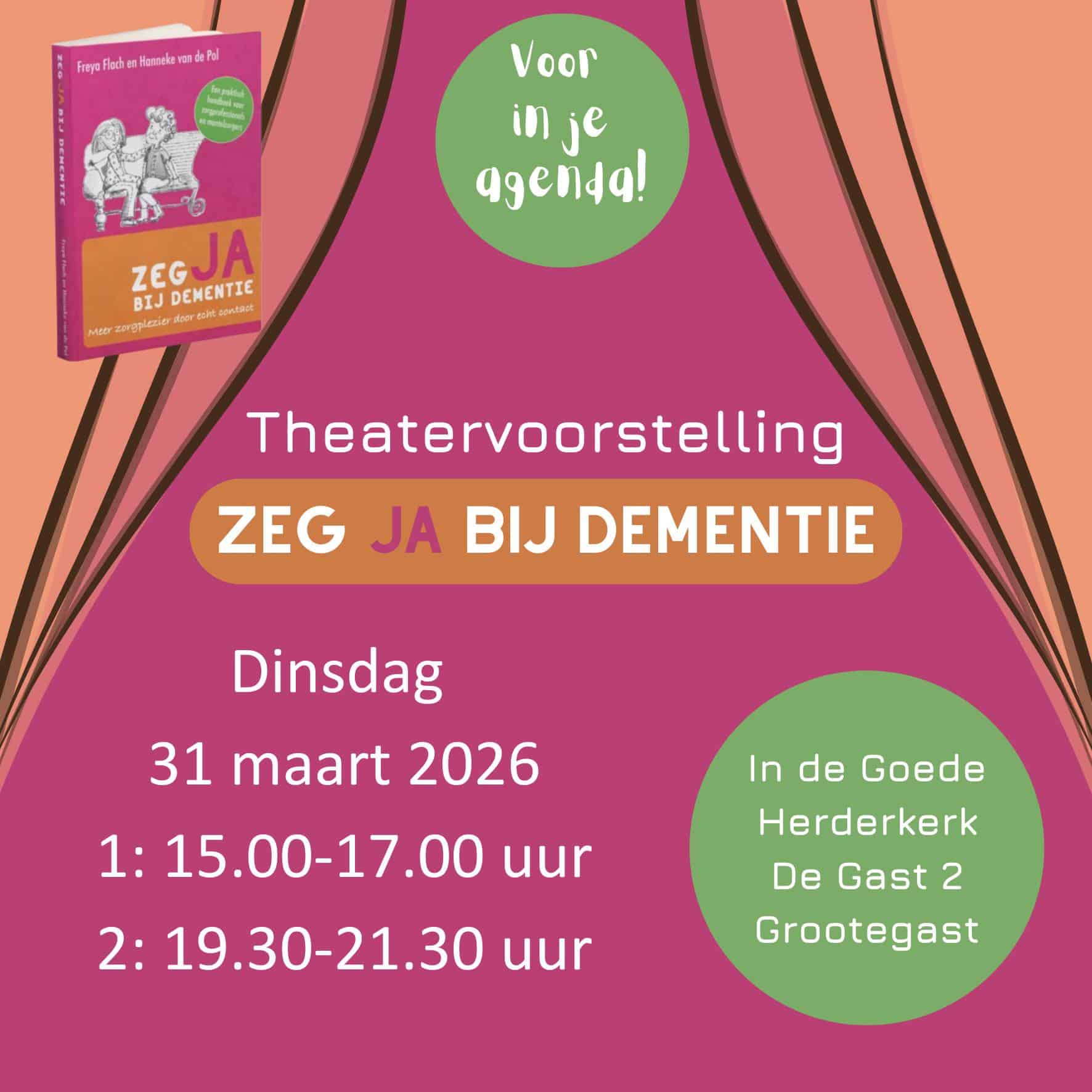 voorstelling over dementie in Grootegast