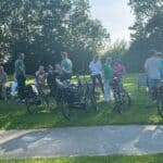 fietstocht dorpsfeest Grootegast