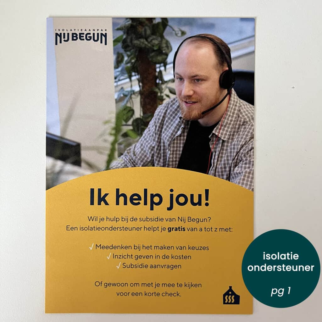 subsidie verduurzamen door Nij Begun voor inwoners Grootegast