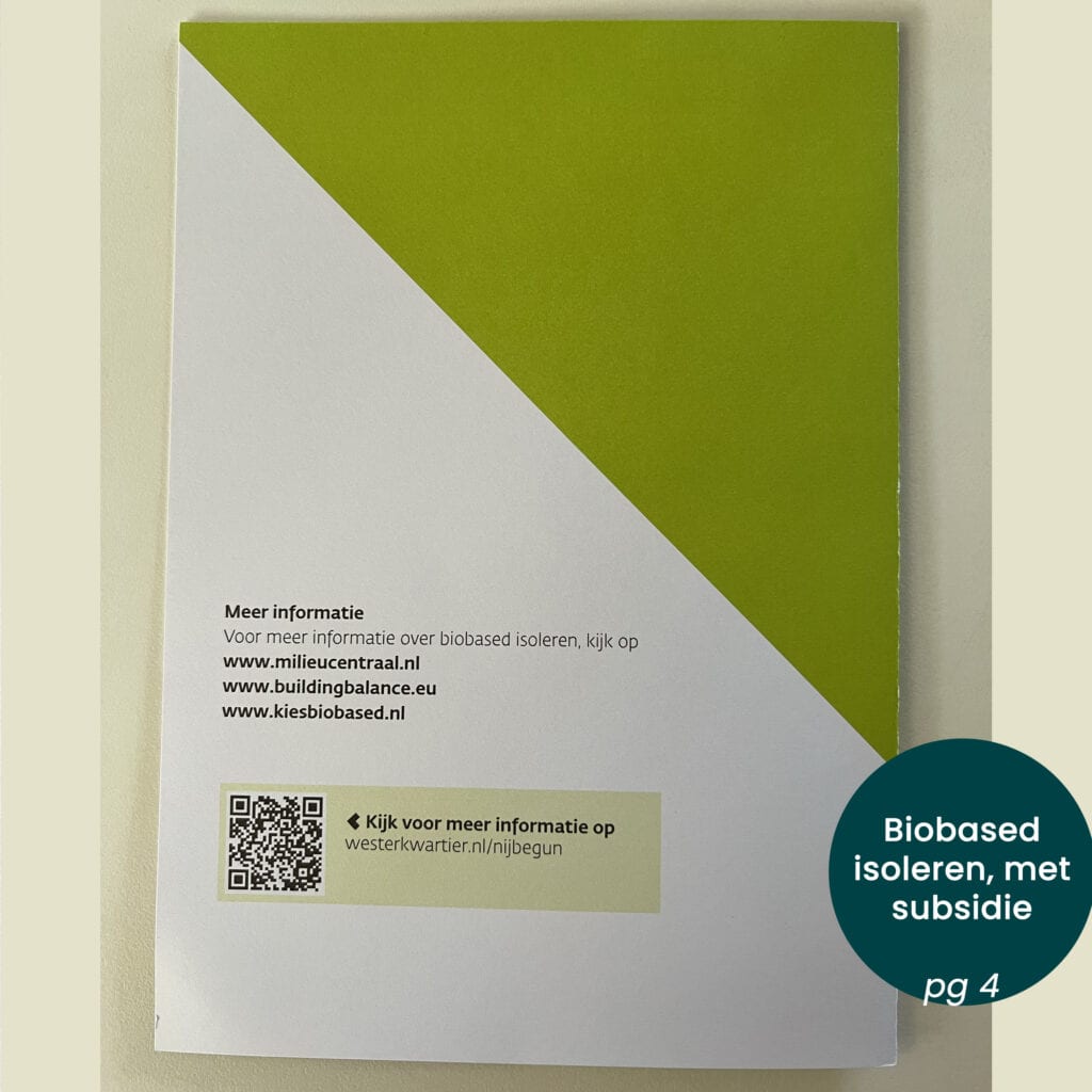 bio based verduurzamen, subsidie voor inwoners Grootegast