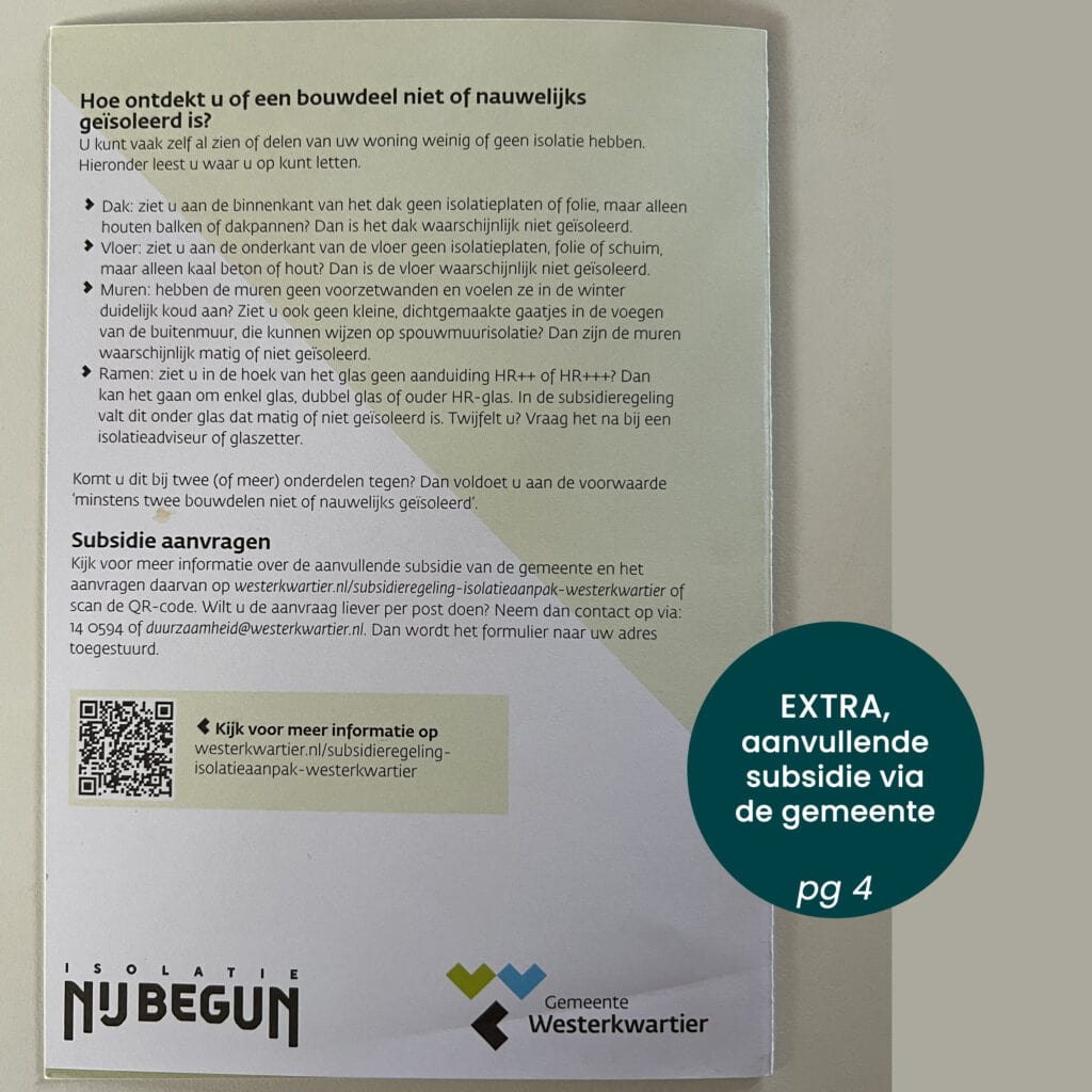 extra subsidie door de gemeente voor inwoners Grootegast die voor verduurzamen met Nij Begun